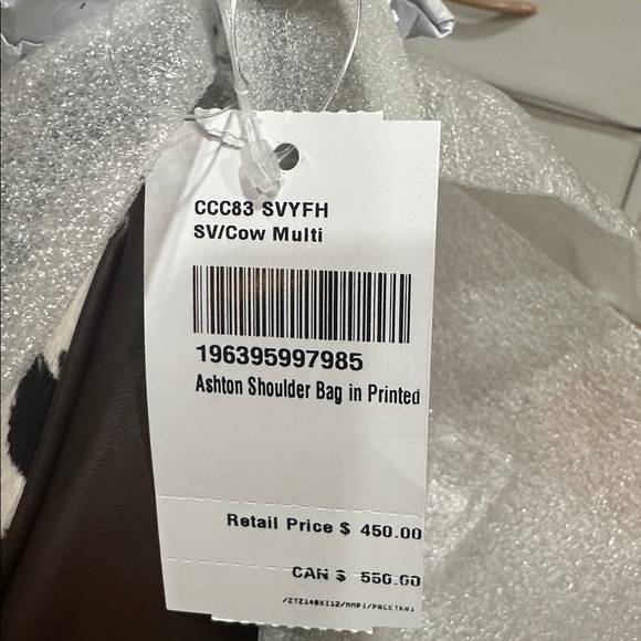 Ashton Bag With Cow Print🤎🤍 - Picture 9 of 10